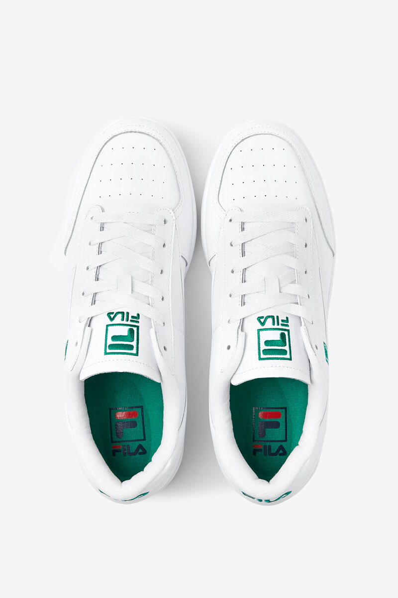 White / White / Green Men's Fila Tennis 88 Classic Sneaker | Fila Trainers | xhSzTuwqMIP