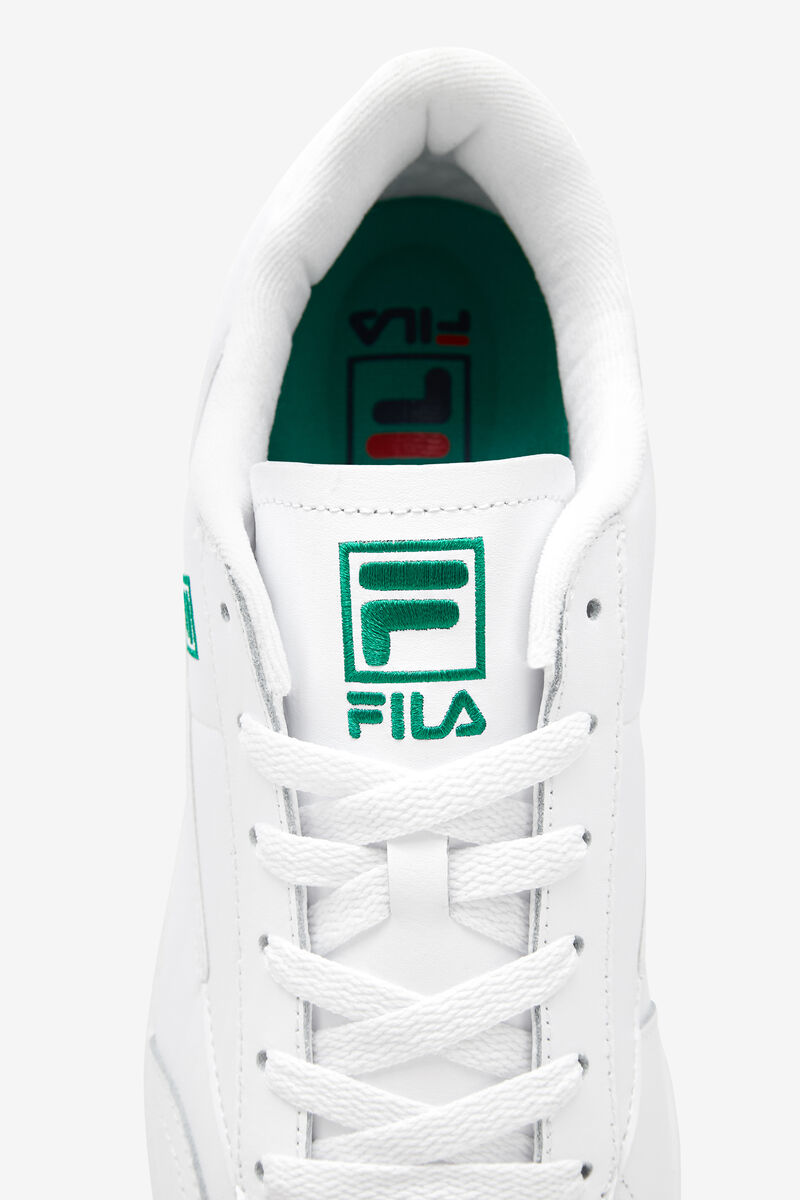 White / White / Green Men's Fila Tennis 88 Classic Sneaker | Fila Trainers | xhSzTuwqMIP