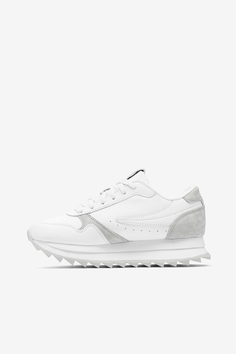 White / White / Grey Women's Fila Fila Orbit Zero Trainers | U2bgaafpwsd