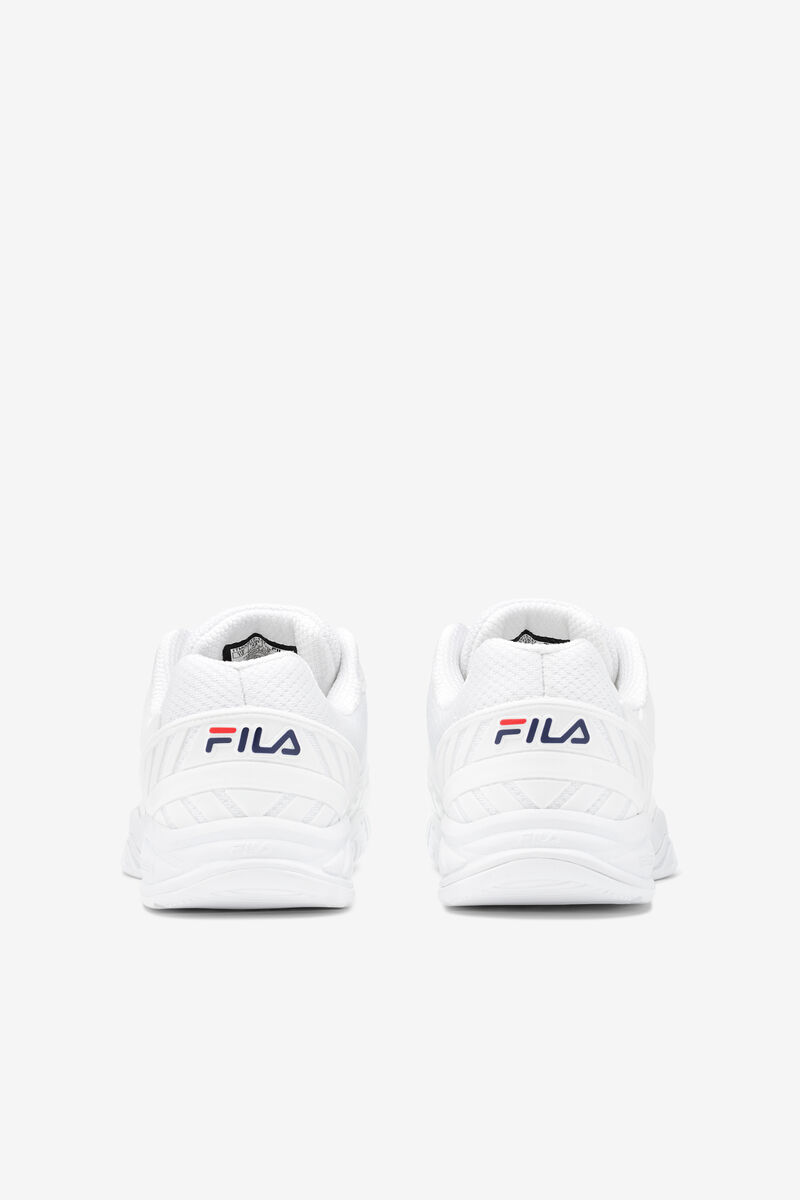 White / White / Navy Men's Fila Axilus 2 Energized Tennis Shoes | oDA4bH2OIM9