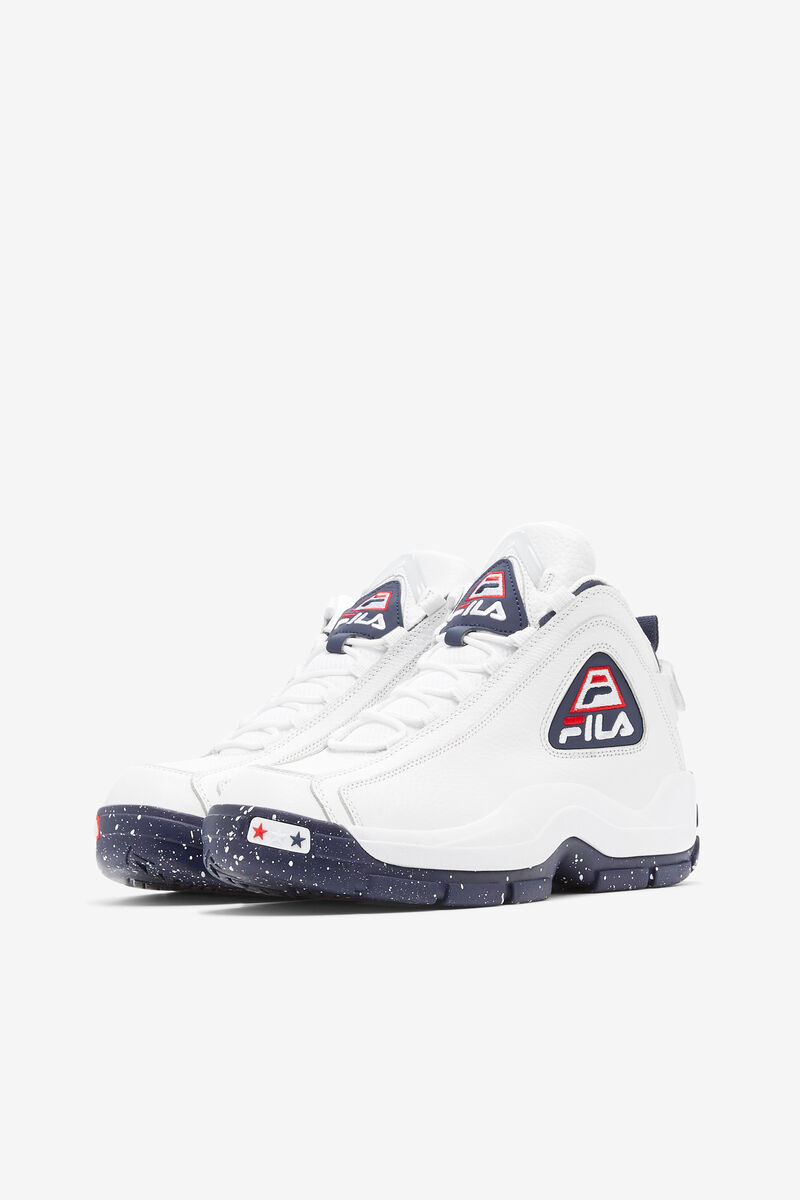 White / White / Navy Women's Fila Grant Hill 2 ‘96 Reissue: Limited Edition Trainers | B5F97sf