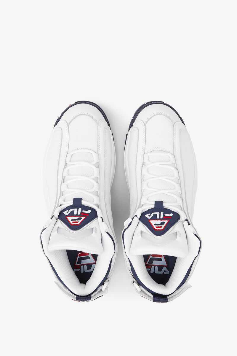 White / White / Navy Women's Fila Grant Hill 2 ‘96 Reissue: Limited Edition Trainers | B5F97sf