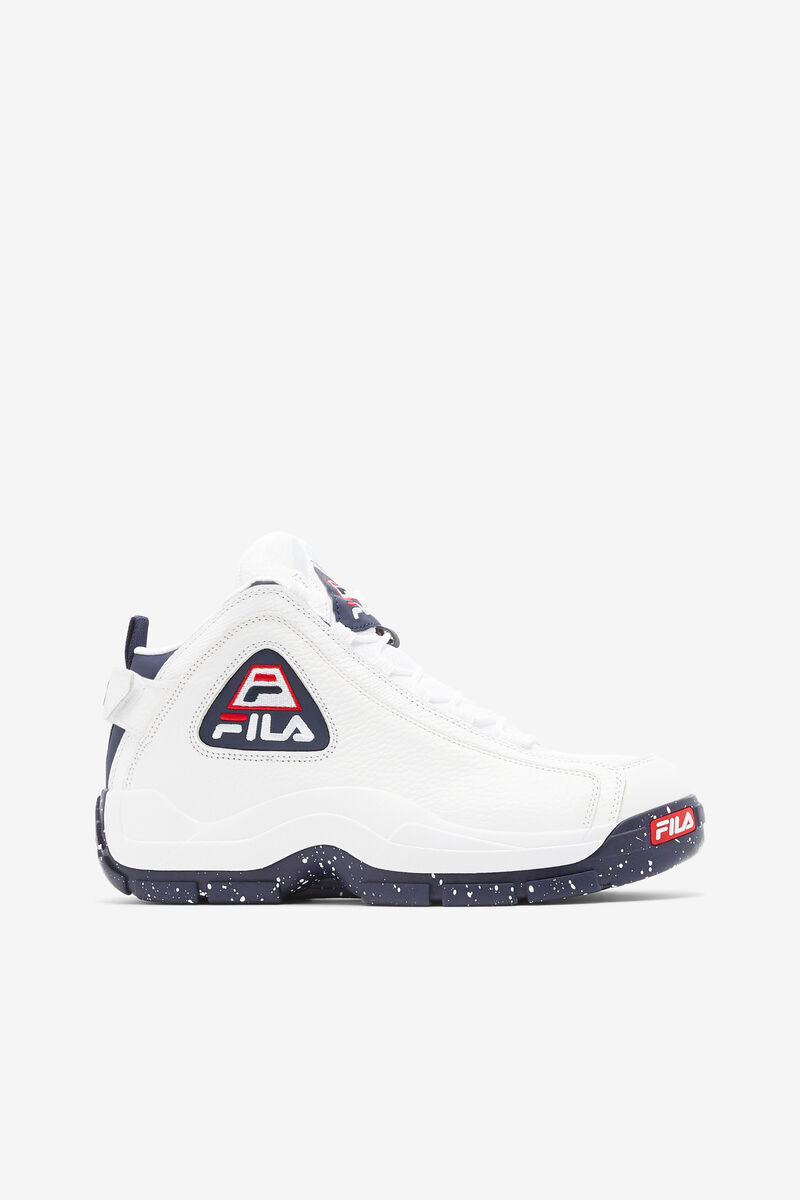 White / White / Navy Women\'s Fila Grant Hill 2 ‘96 Reissue: Limited Edition Trainers | B5F97sf