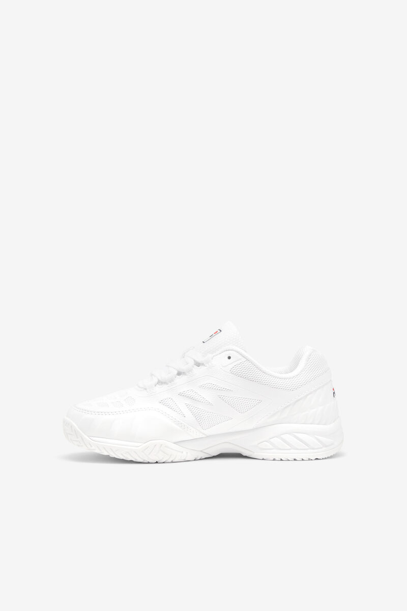 White / White / White Kids' Fila Big Axilus Jr Tennis Shoes | FIf4ItmftJN