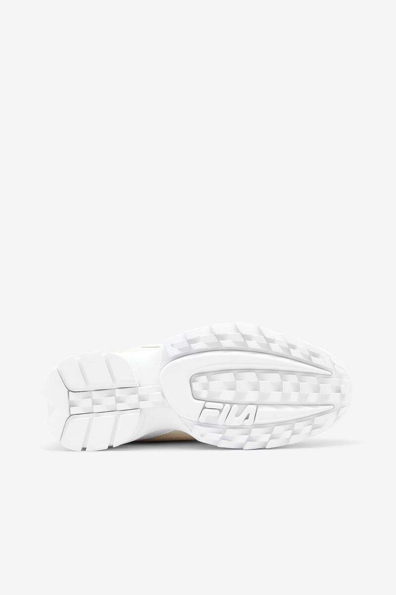 White / White / White Women's Fila Disruptor 2 Premium Platform Shoes | GMaxCk6iyaW