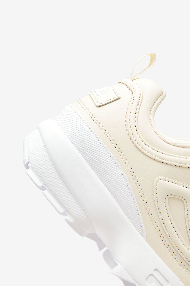 White / White / White Women's Fila Disruptor 2 Premium Platform Shoes | GMaxCk6iyaW