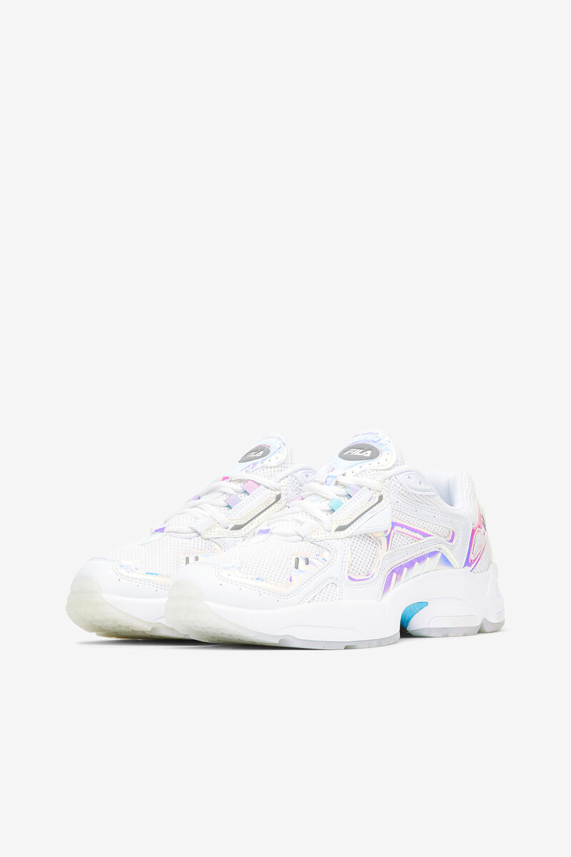 White / White Women's Fila Archive Rjv Iridescent Trainers | lw9XnMqDwUr