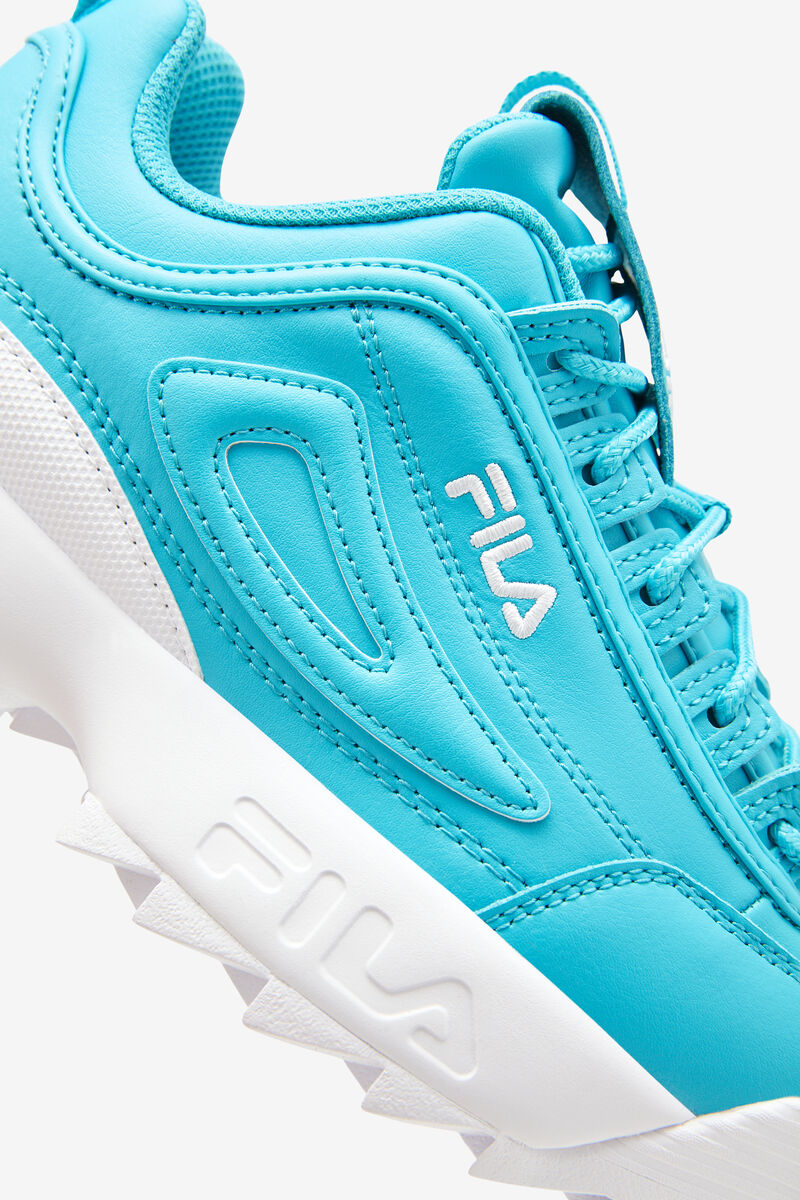 White / White Women's Fila Disruptor 2 Premium Platform Shoes | 6SReCsQIERA