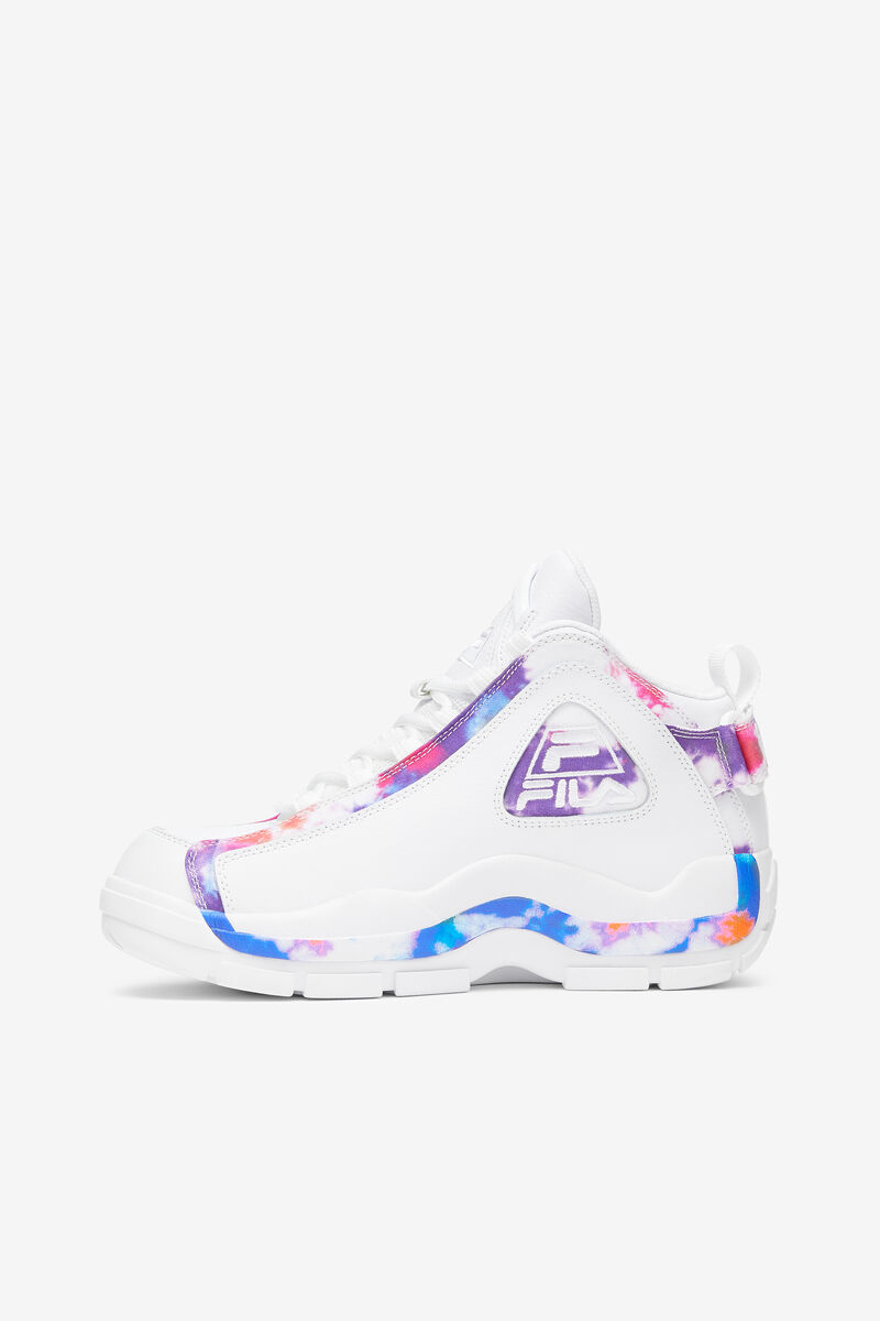 White / White Women's Fila Grant Hill 2 Tie Dye Trainers | pmxbC7FGStl