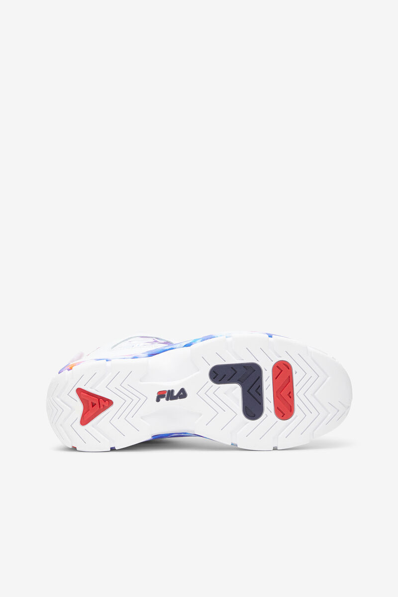 White / White Women's Fila Grant Hill 2 Tie Dye Trainers | pmxbC7FGStl