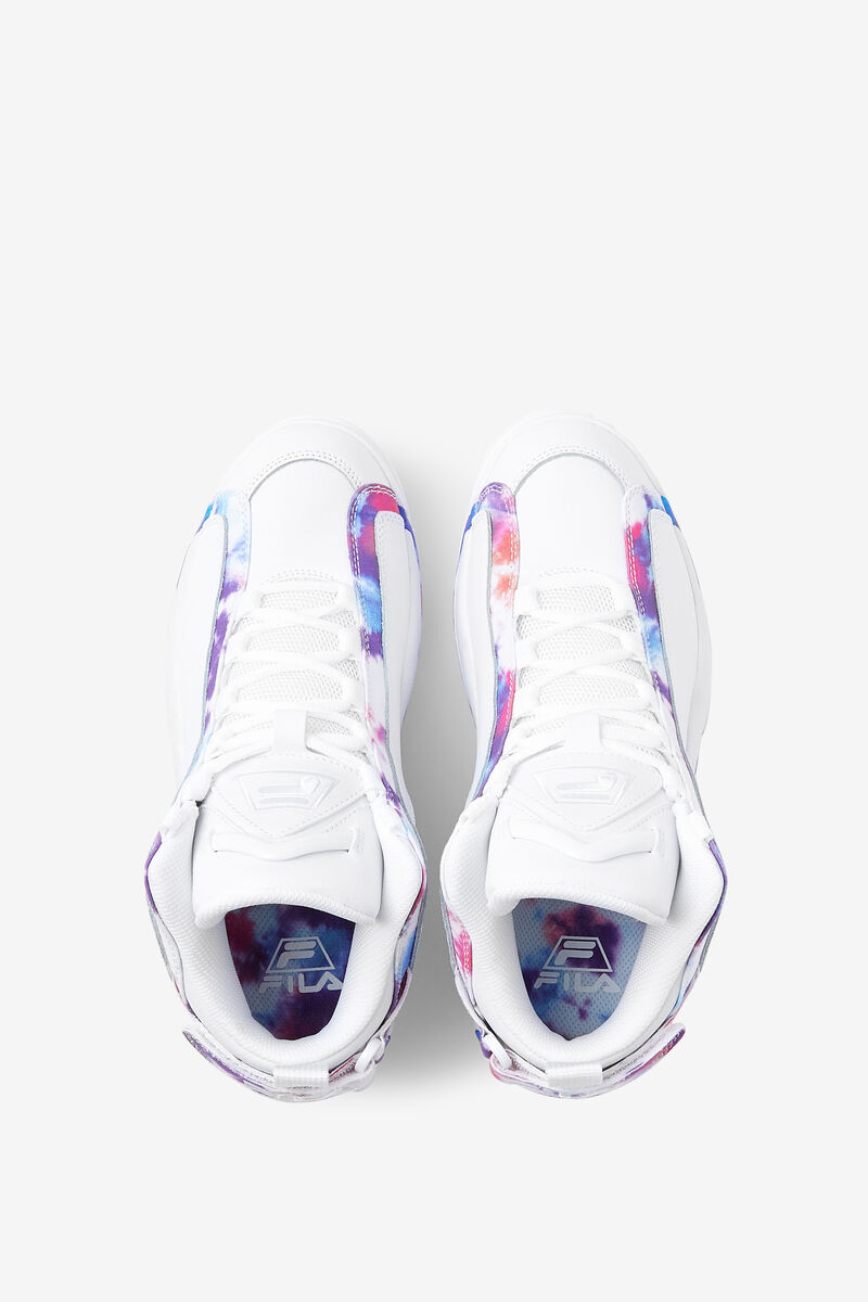 White / White Women's Fila Grant Hill 2 Tie Dye Trainers | pmxbC7FGStl