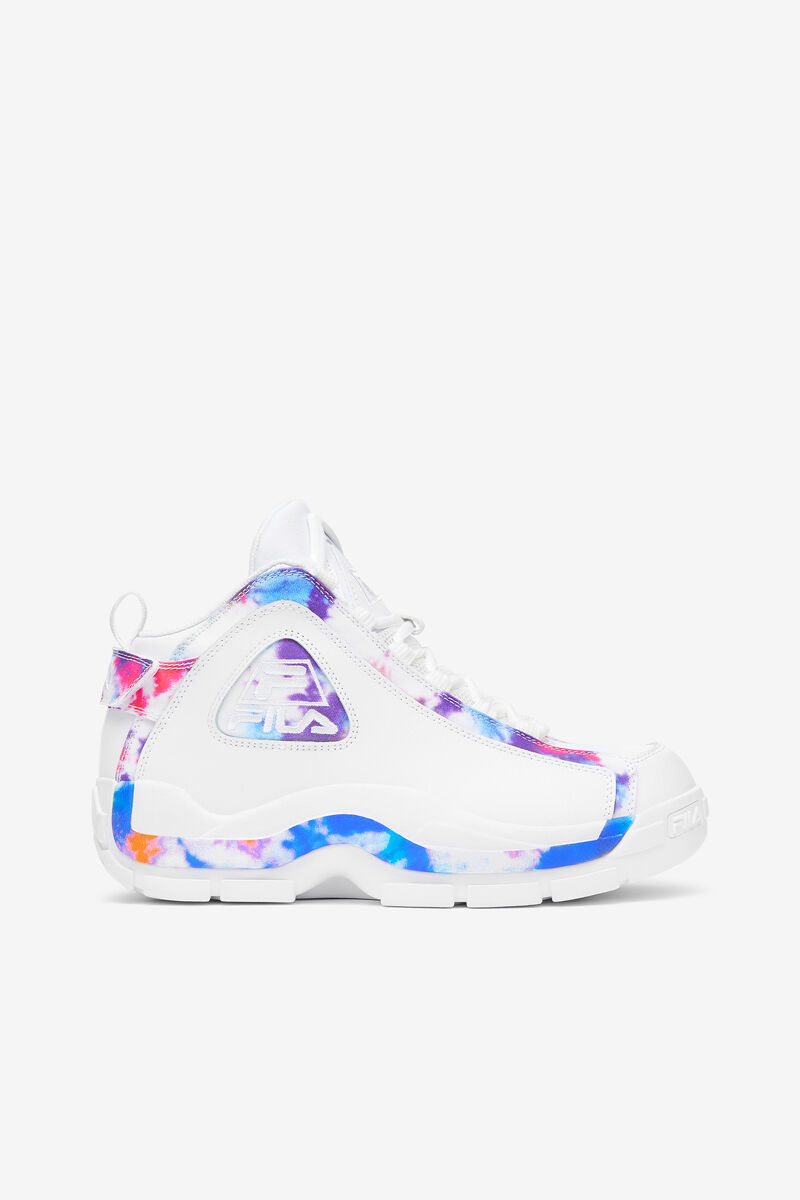 White / White Women\'s Fila Grant Hill 2 Tie Dye Trainers | pmxbC7FGStl