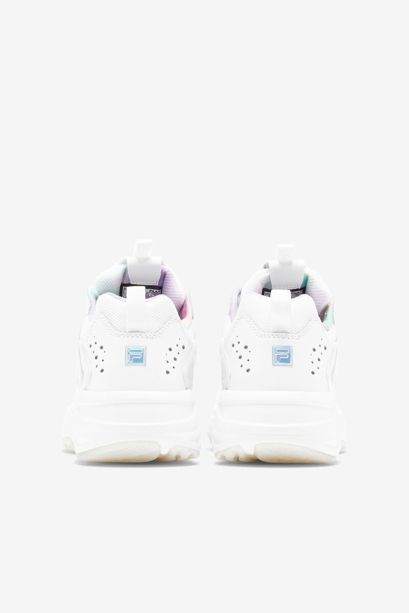 White / White Women's Fila Ray Tracer Iri Sport Shoes | Y7tbfjgTioI