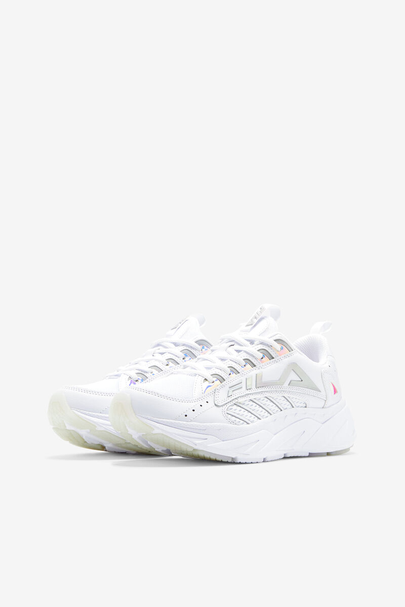 White / White Women's Fila Surefire Iridescent Trainers | zVWBooXQ1QU