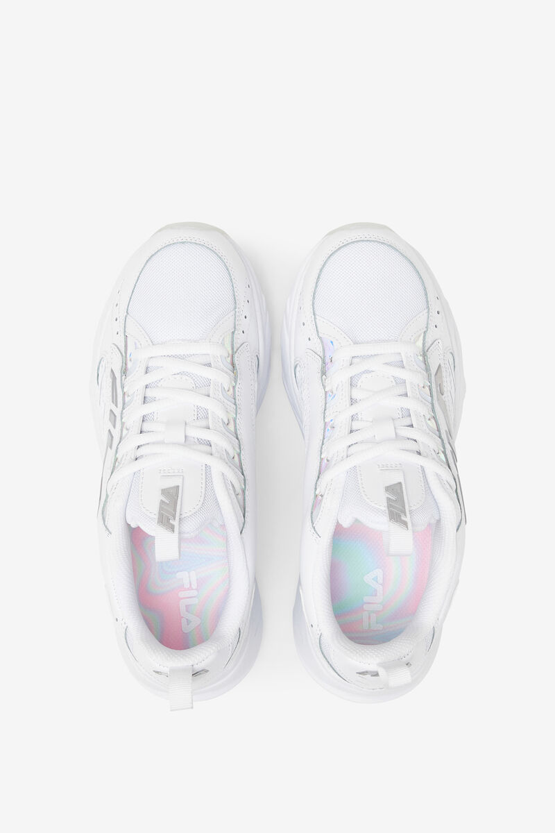 White / White Women's Fila Surefire Iridescent Trainers | zVWBooXQ1QU