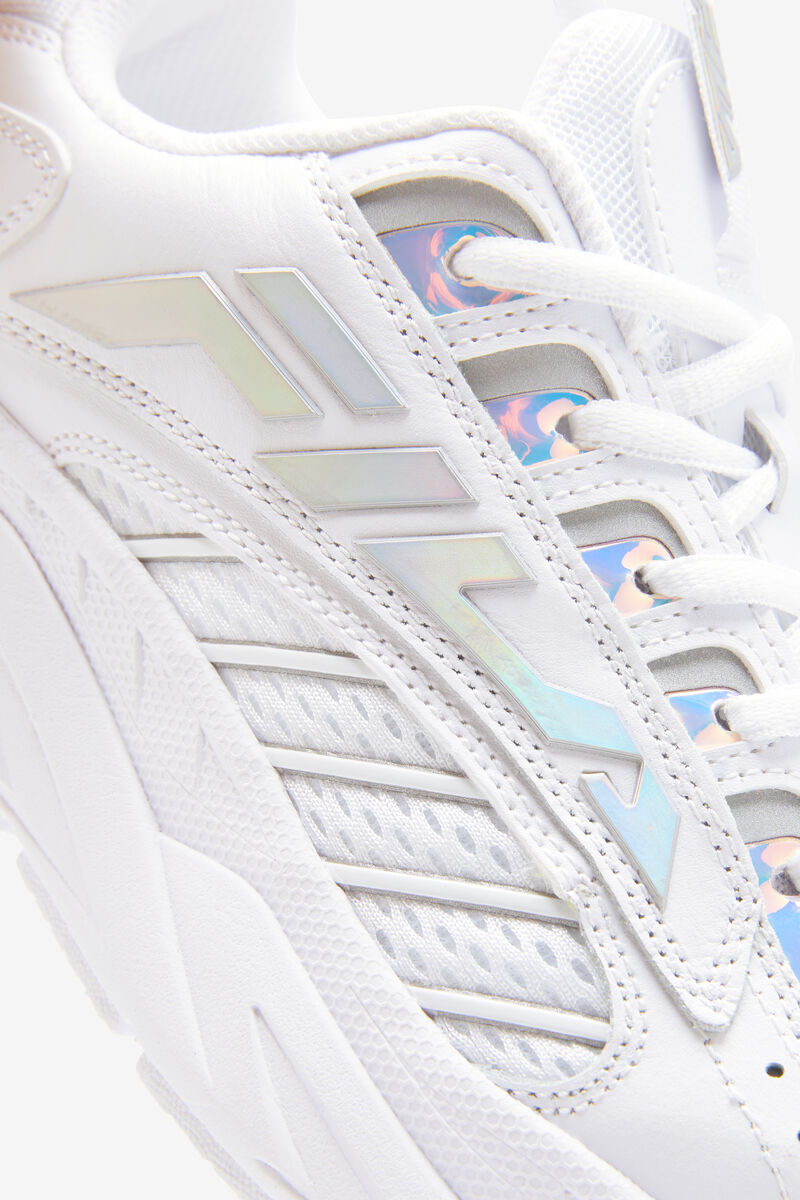 White / White Women's Fila Surefire Iridescent Trainers | zVWBooXQ1QU