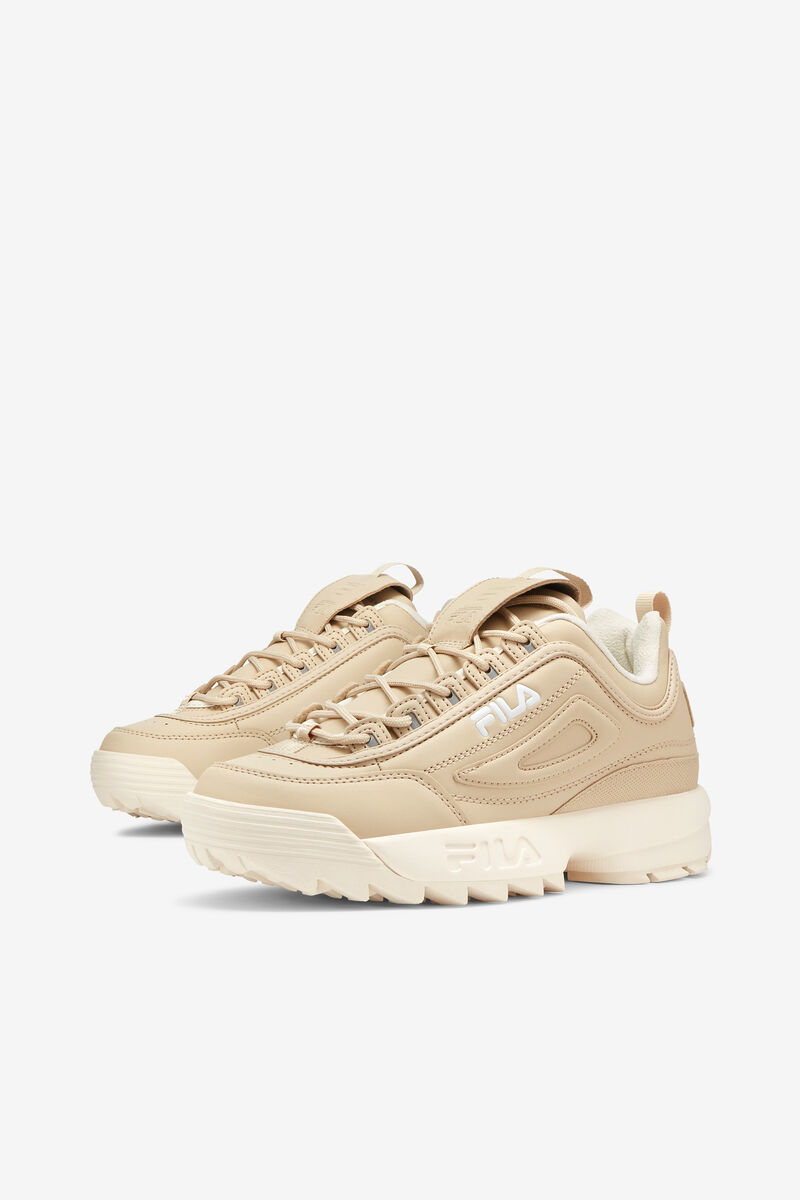 White Women's Fila Disruptor 2 Nude Platform Shoes | 47C2HUj5A4P