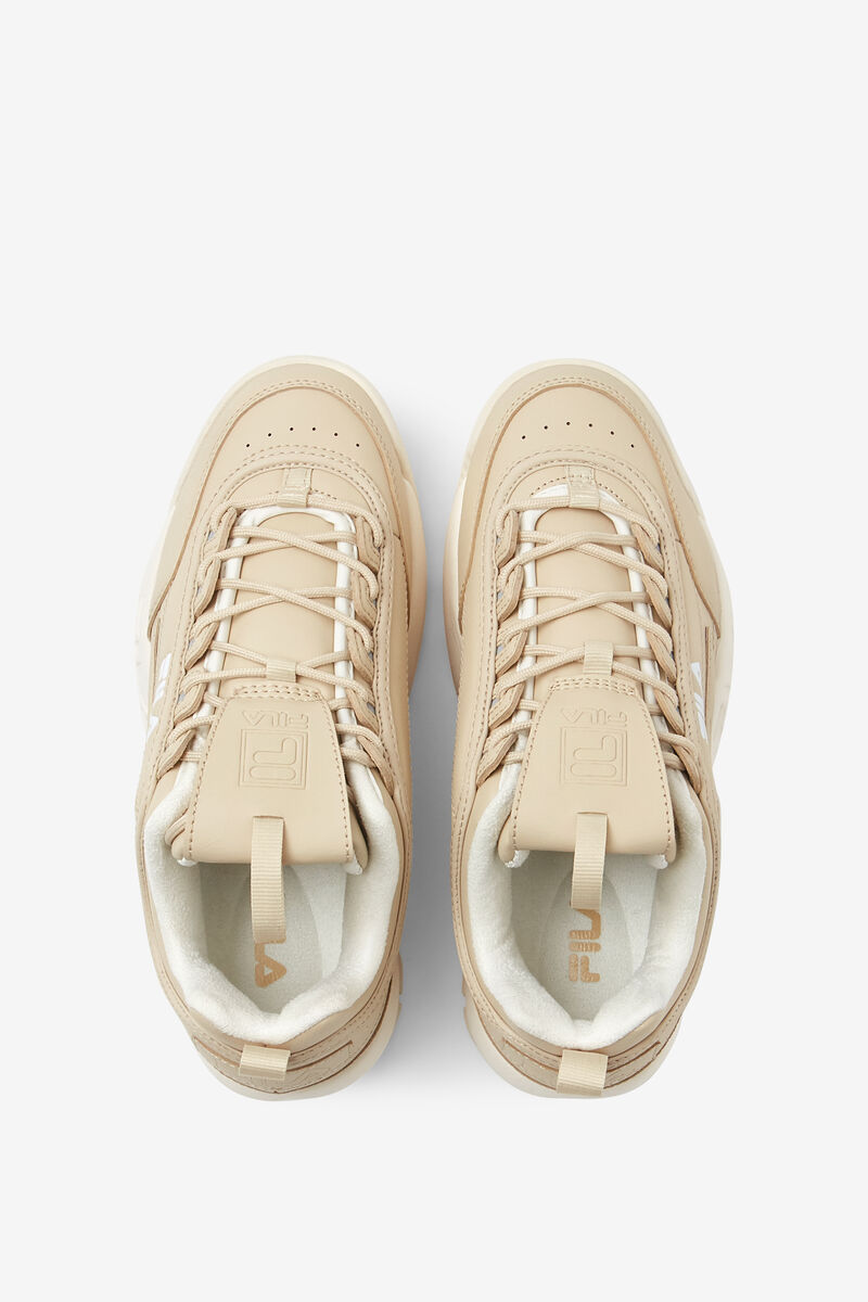 White Women's Fila Disruptor 2 Nude Platform Shoes | 47C2HUj5A4P