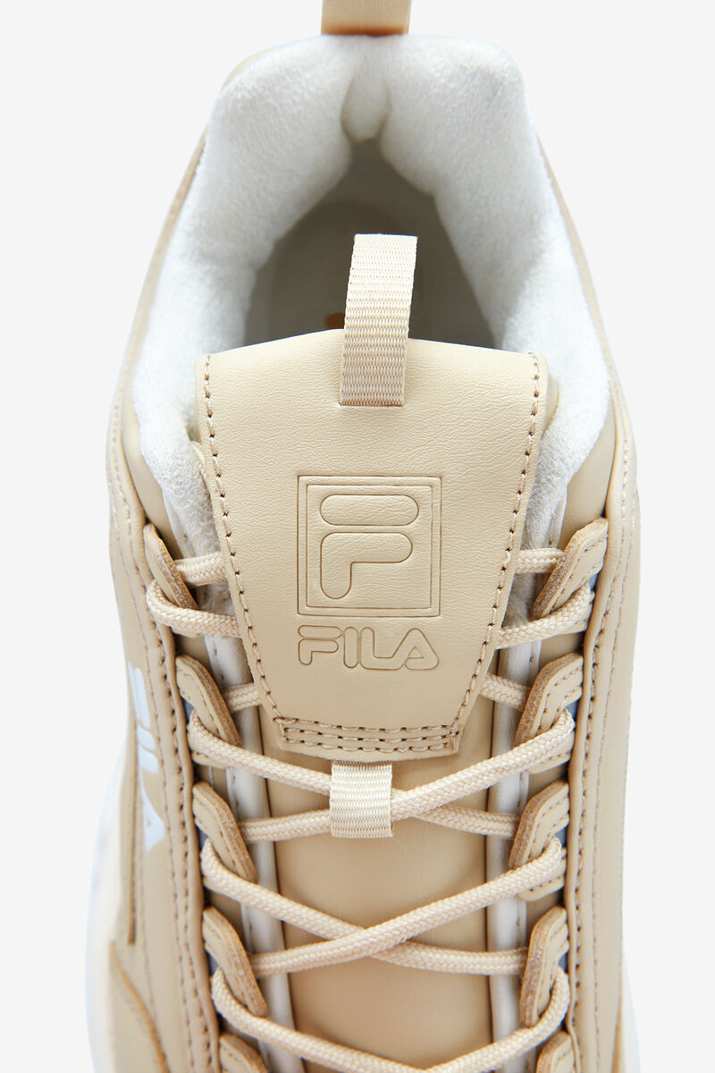 White Women's Fila Disruptor 2 Nude Platform Shoes | 47C2HUj5A4P