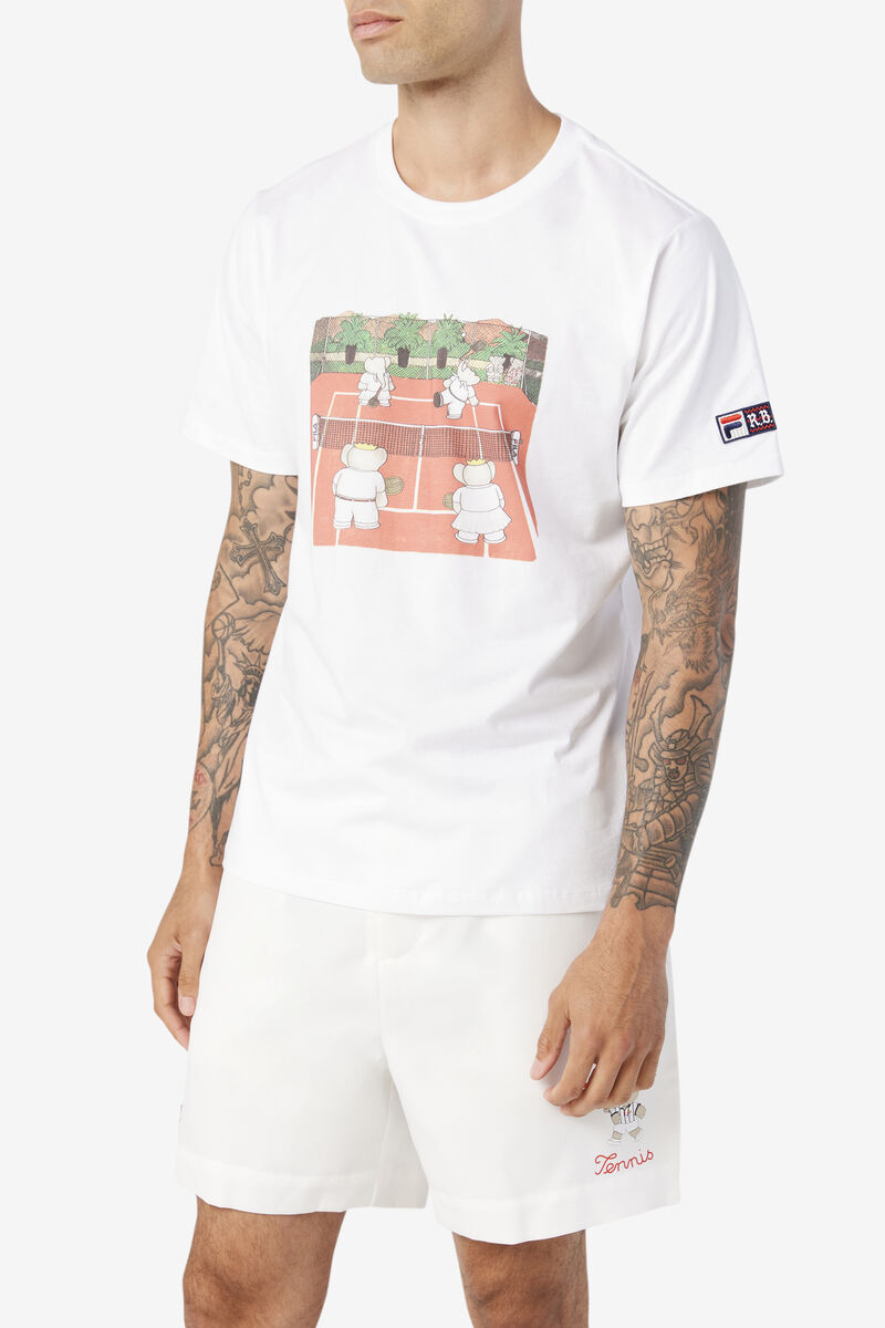 White Women's Fila Fila X Rb Babar Kurtt T Shirts | v7sbaQjNUNF