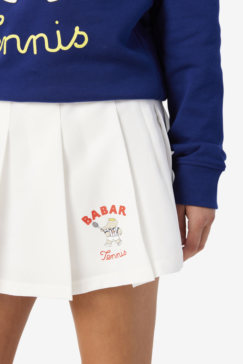 White Women's Fila Fila X Rb Babar Lovell Skirt Skirts | 4yZwwQqtc6L