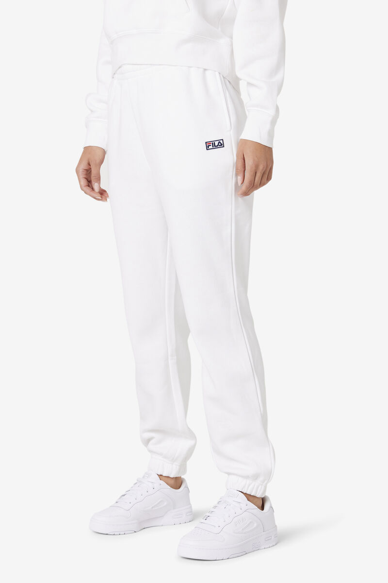 White Women's Fila Lassie Jogger Tracksuits | 8kcc5HrH3KG