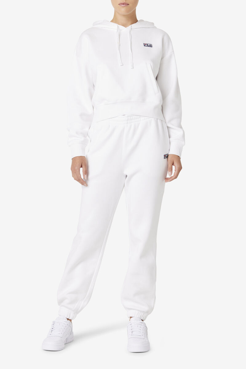 White Women's Fila Lassie Jogger Tracksuits | 8kcc5HrH3KG