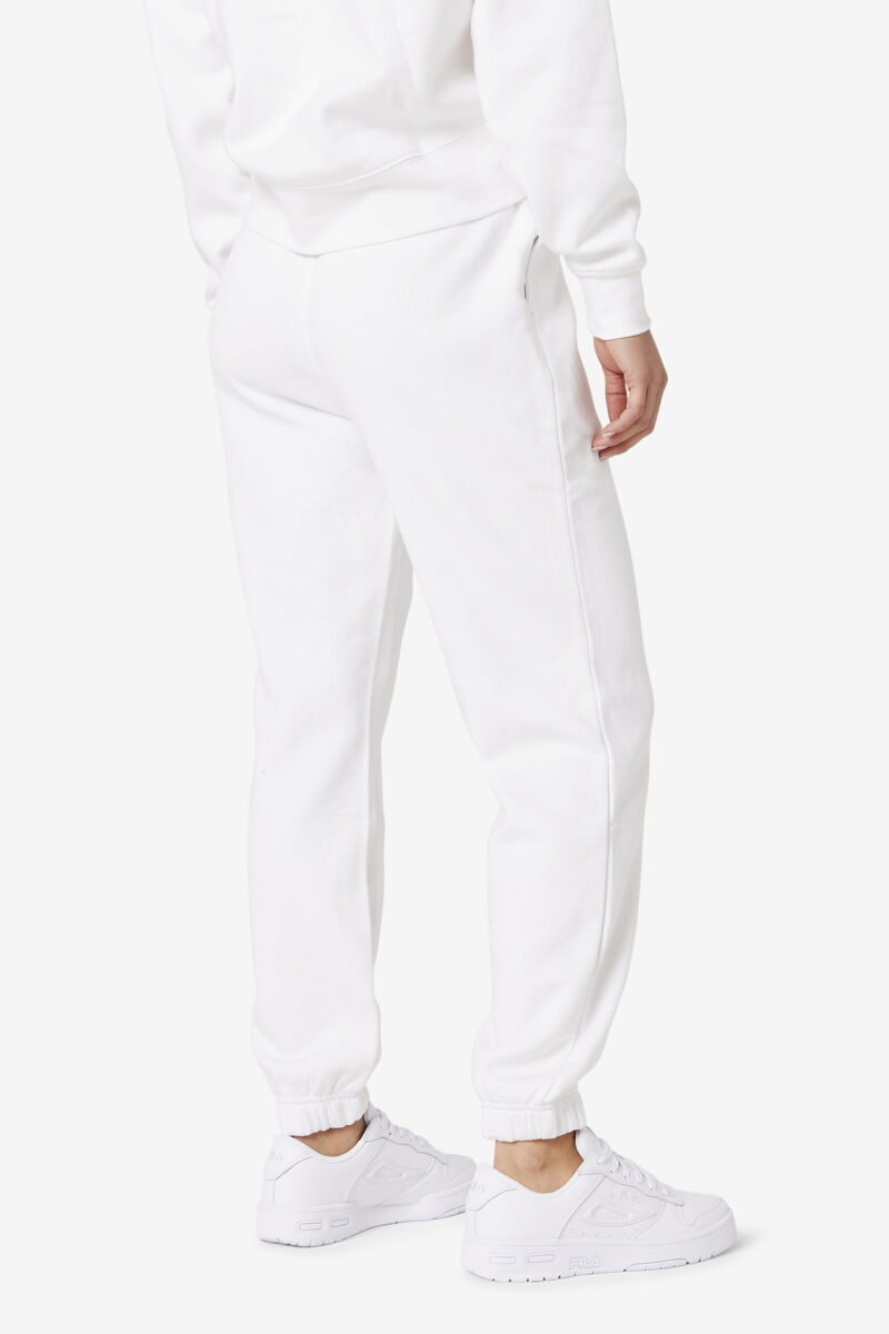 White Women's Fila Lassie Jogger Tracksuits | 8kcc5HrH3KG