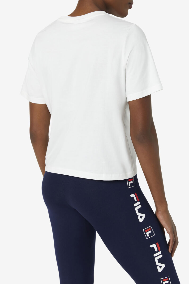 White Women's Fila Miss Eagle T Shirts | 18wQtKEQbGm