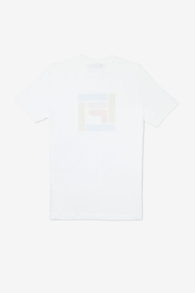 White Women's Fila Monique T Shirts | IAUsSwUhidH