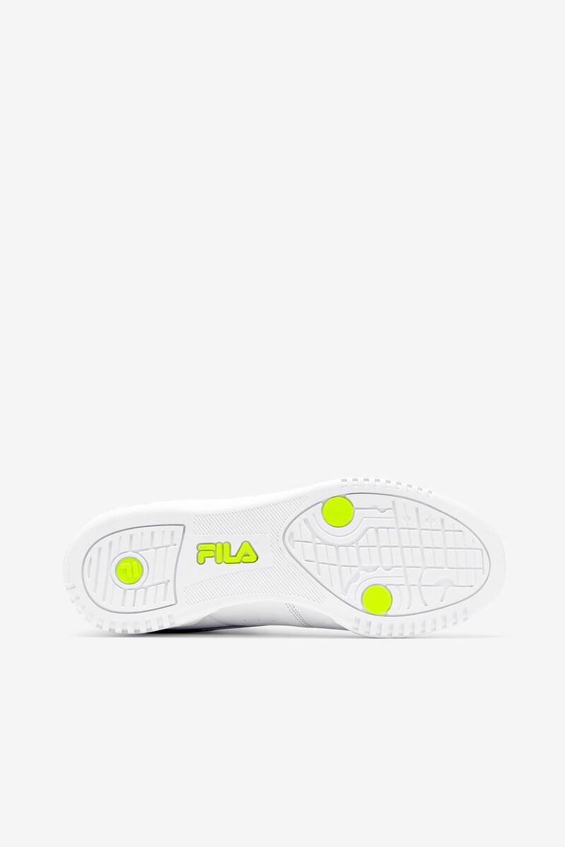 White / Yellow / White Women's Fila F-13 Trainers | zit2hktuXm3