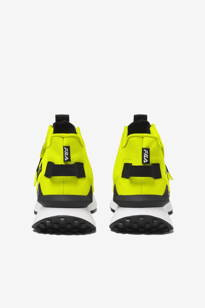 Yellow / Black / White Women's Fila Space Runner Trainers | 3TtcEje75MS