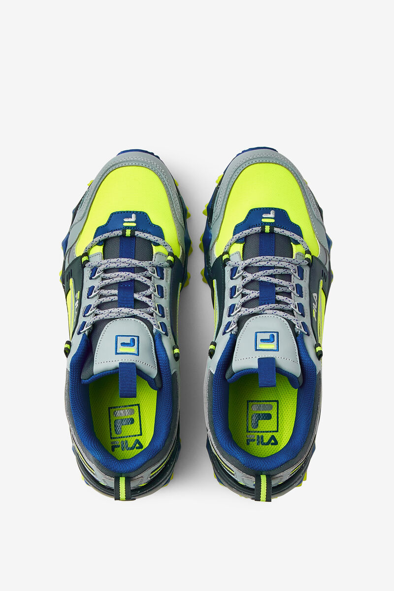 Yellow / Dark Grey / Blue Men's Fila Oakmont Tr Running Shoes | f8rLLpYZ3eY