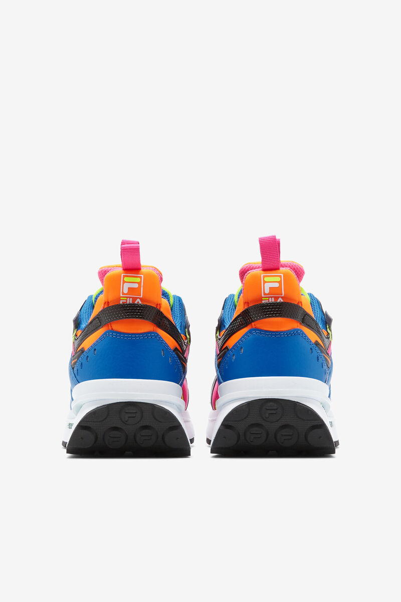 Yellow / Pink / Blue Women's Fila Sandenal Trainers | JylwrD6Mz7D