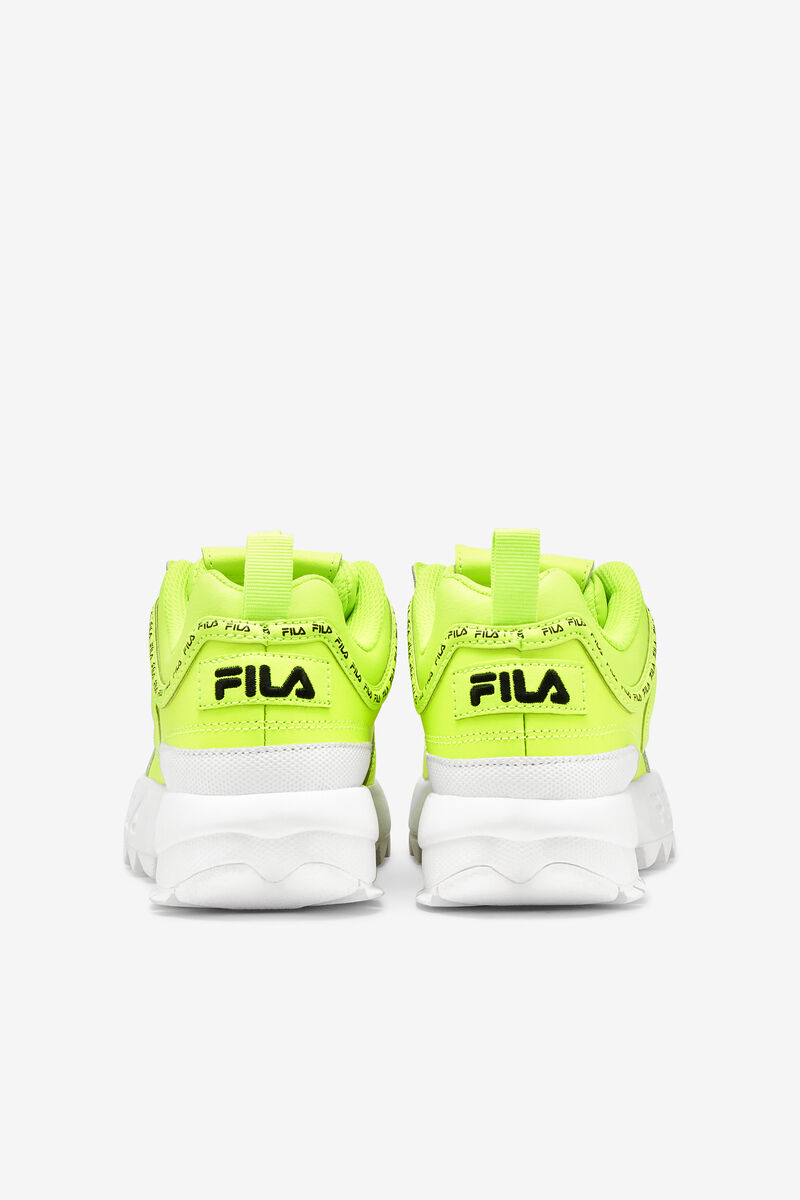 Yellow / White / Black Kids' Fila Big Disruptor 2 Repeat Platform Shoes | IEIoLjkCKRO