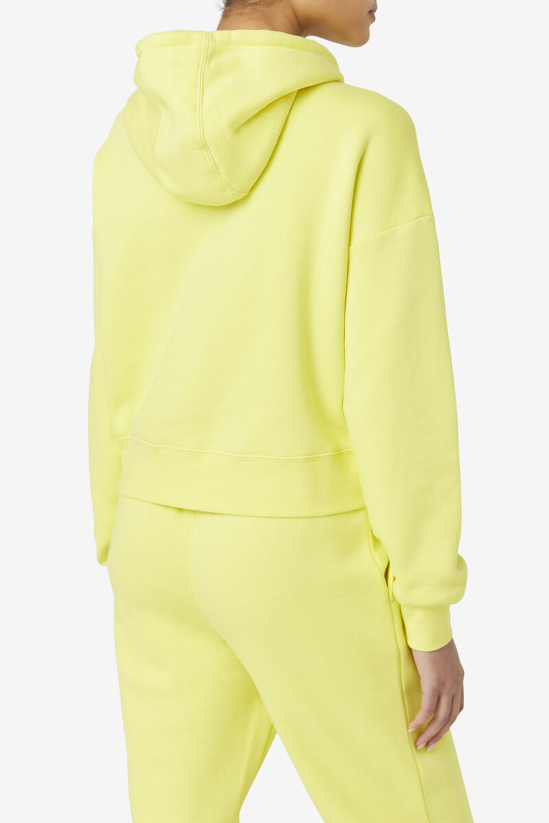 Yellow Women's Fila Marina Hoodie Hoodies | sEnbUJcCBR7