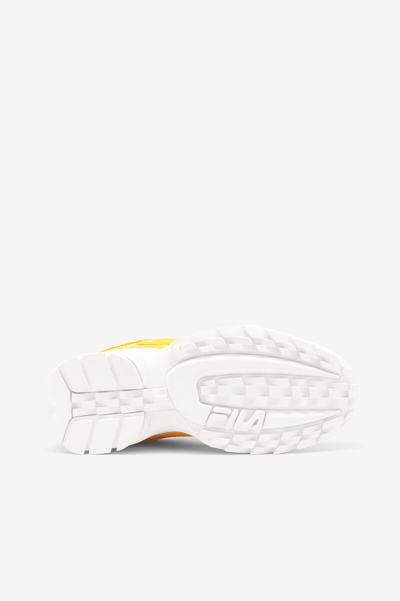 Yellow / Yellow / White Women's Fila Disruptor 2 Premium Platform Shoes | kHt6p2FZJUg