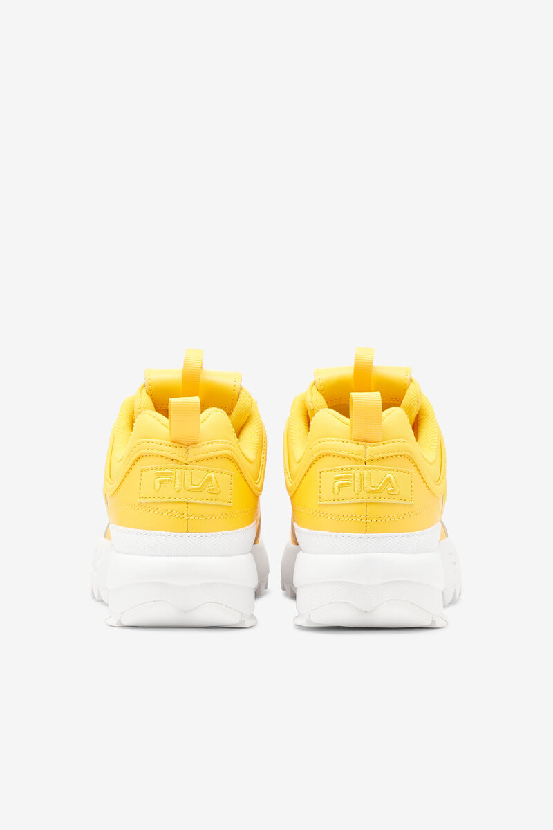 Yellow / Yellow / White Women's Fila Disruptor 2 Premium Platform Shoes | kHt6p2FZJUg